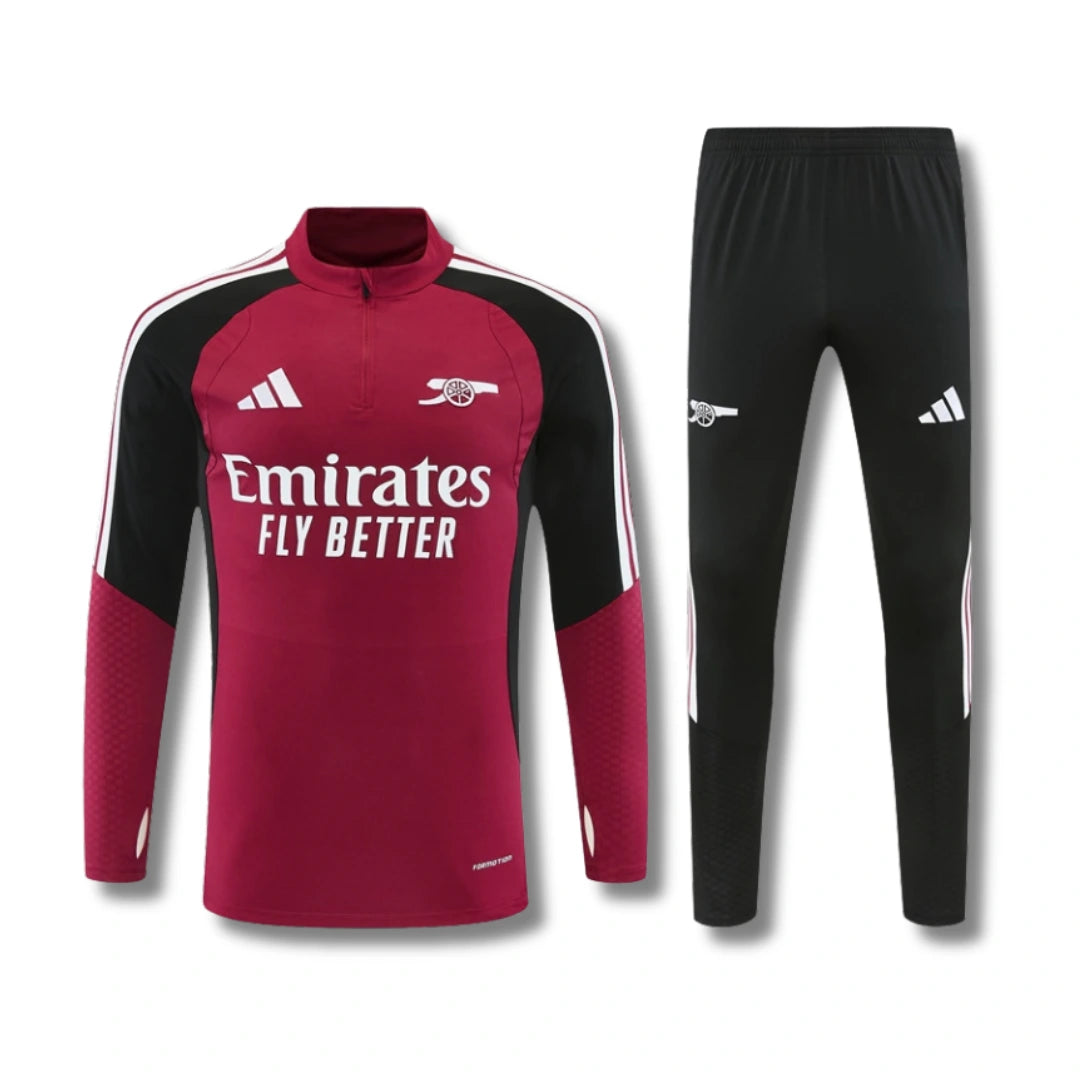 Arsenal Red/Black Tracksuit 26/27