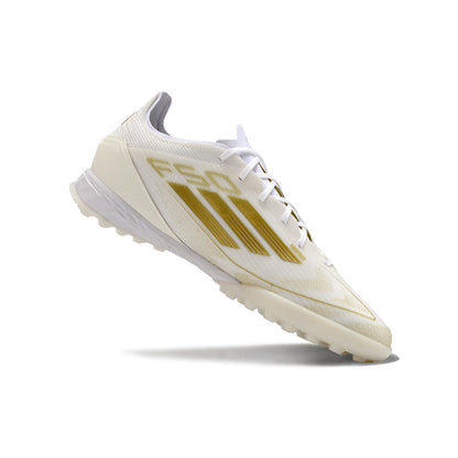 Kids F50 Elite White/Gold - Turf