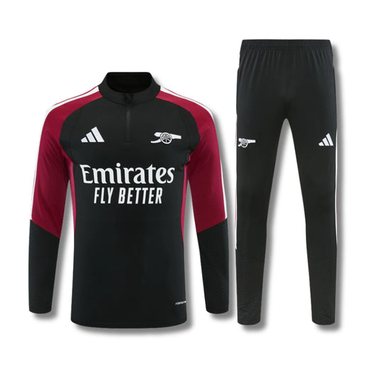 Kids Arsenal Black/Red Tracksuit 26/27
