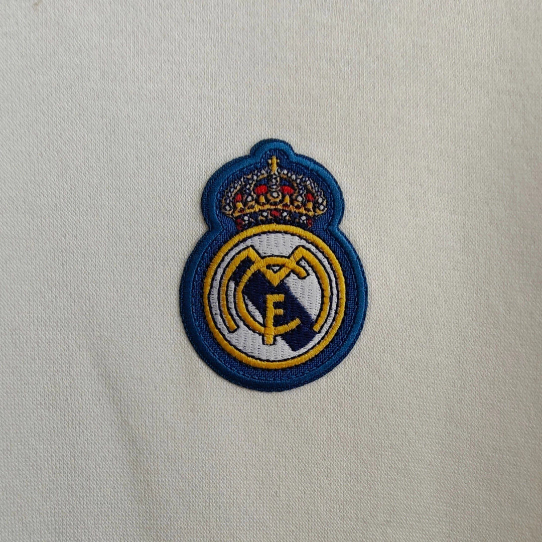 Real Madrid White Hoodie