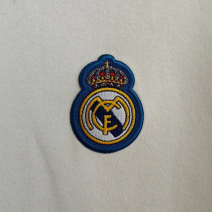 Real Madrid White Hoodie