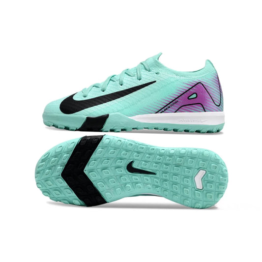 Kids Mercurial Vapor 16 Air Zoom Elite Baby Blue/Black - Turf