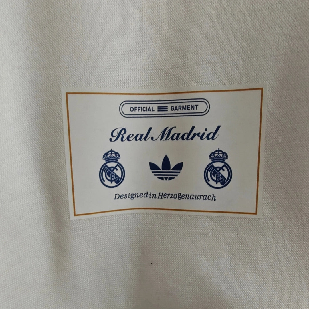 Real Madrid White Hoodie