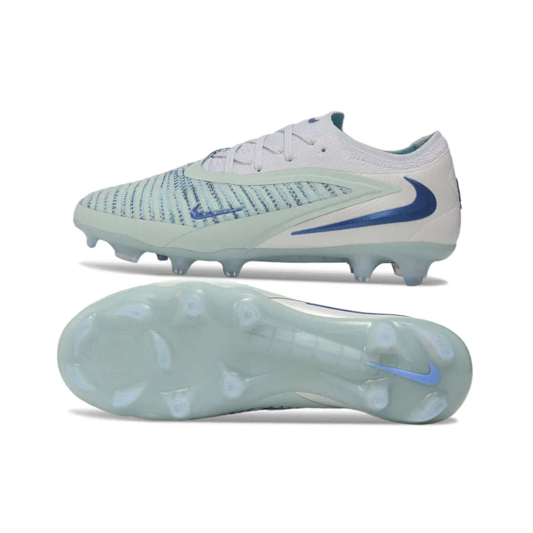 Phantom 6 White/Blue Low Elite - FG