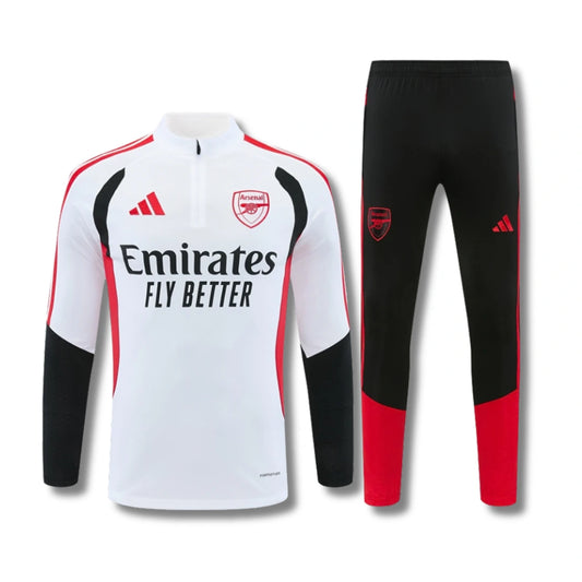 Kids Arsenal White Tracksuit 26/27