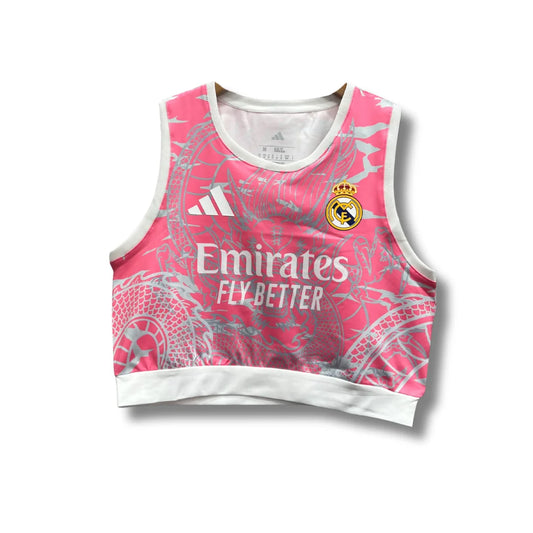 Real Madrid Pink Dragon Women 25/26 Crop Top - Special - My Store