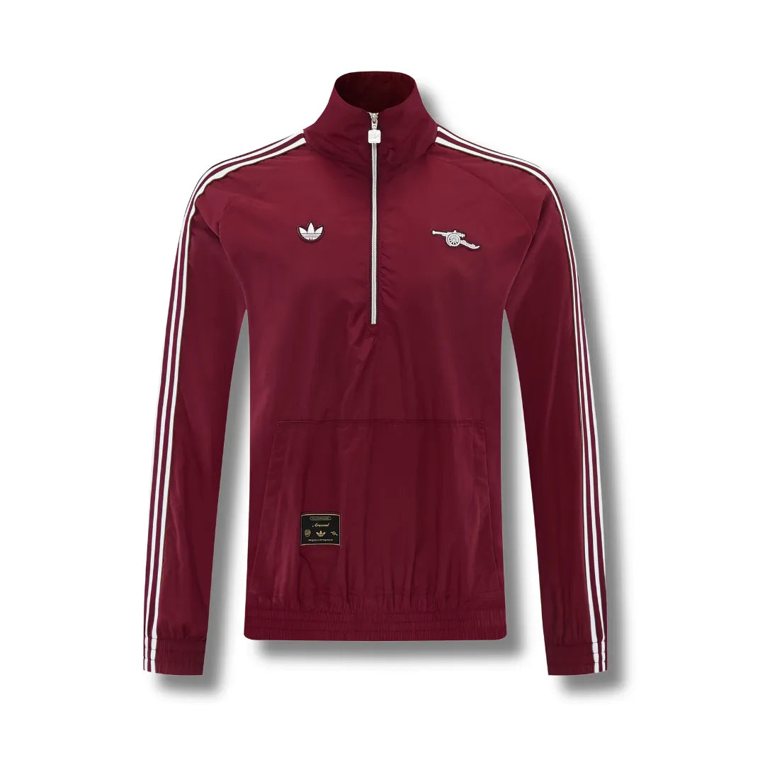 Arsenal Red Half-Zip Windbreaker 26/27