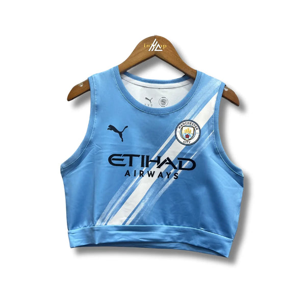 Man City Women 25/26 Crop Top - Home