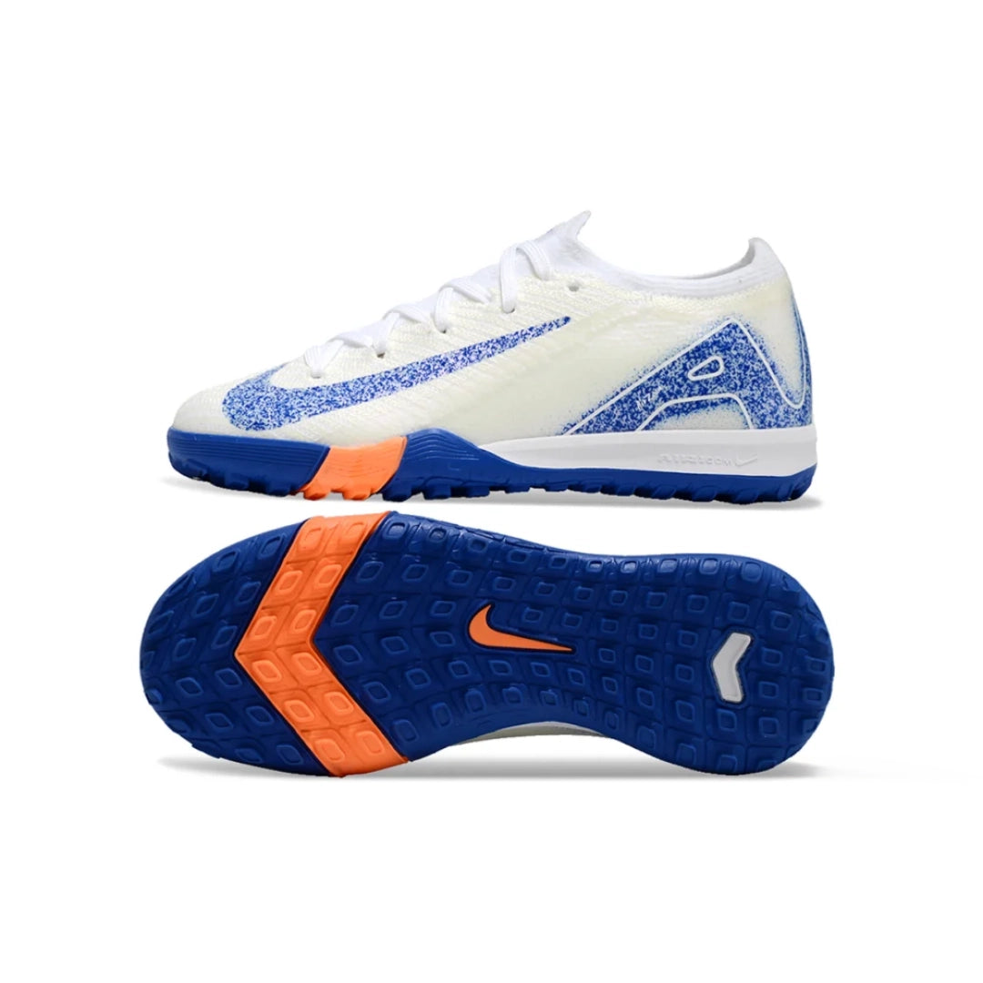 حذاء Mercurial Vapor 16 Air Zoom Elite للأطفال باللونين الأبيض والأسود - عشبي