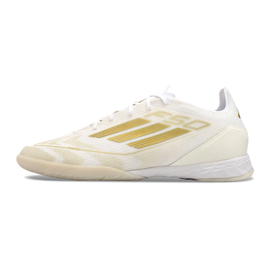F50 White/Gold Futsal - IC