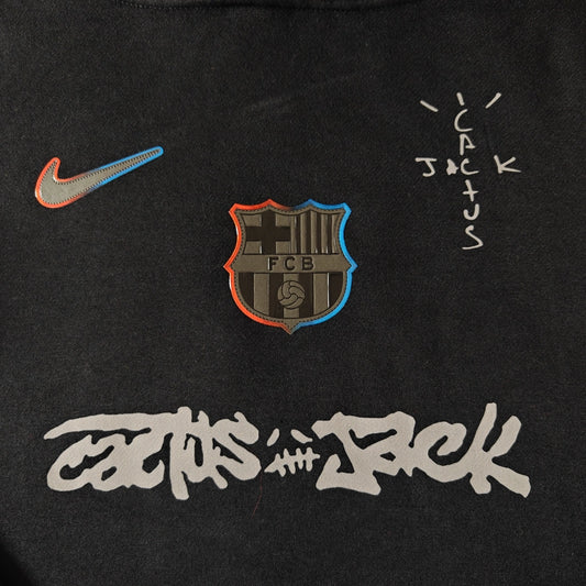 Barcelona x Travis Scott Black Hoodie
