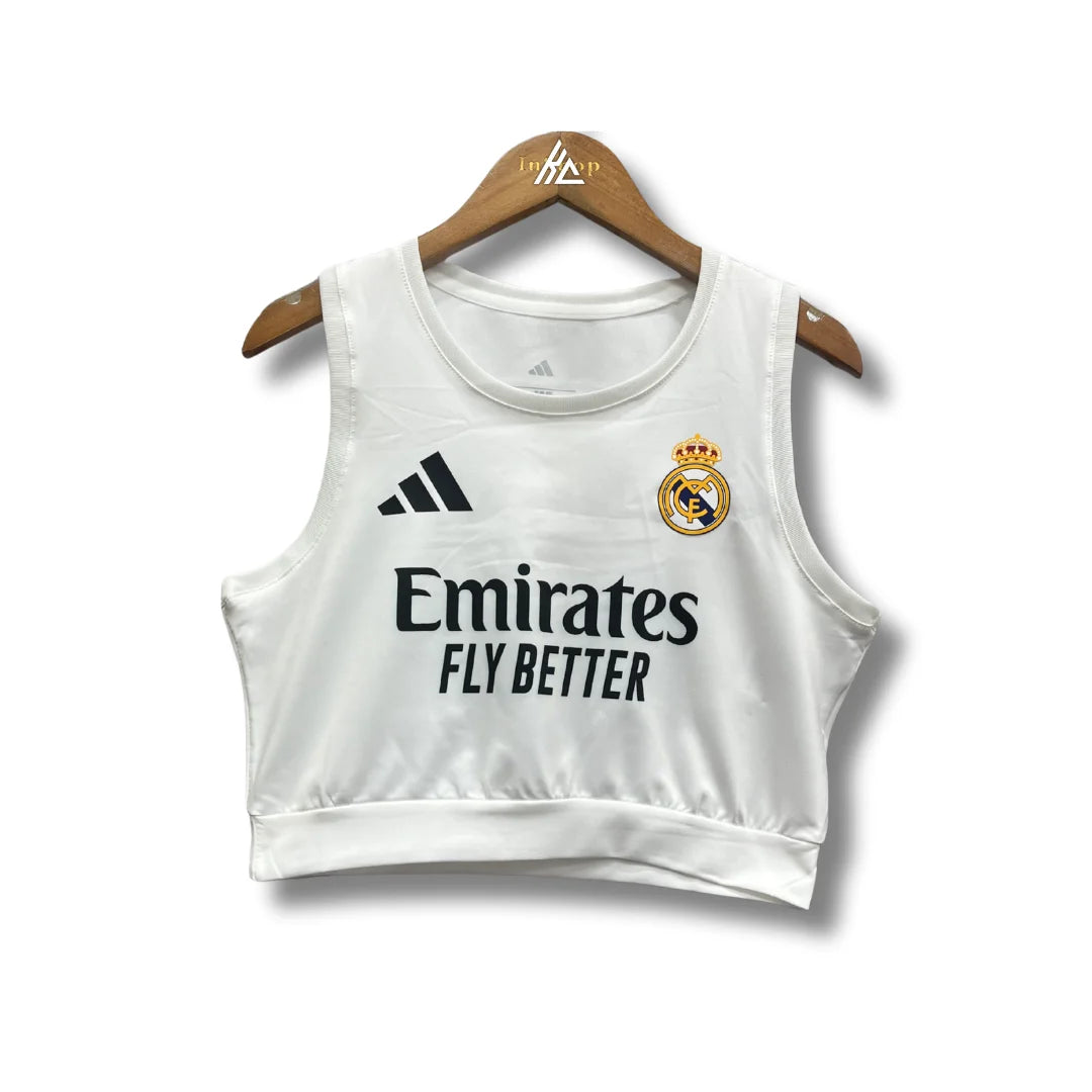 Real Madrid Women 25/26 Crop Top - Home - My Store