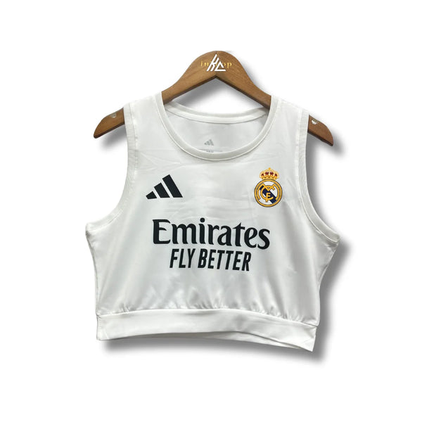Real Madrid Women 25/26 Crop Top - Home