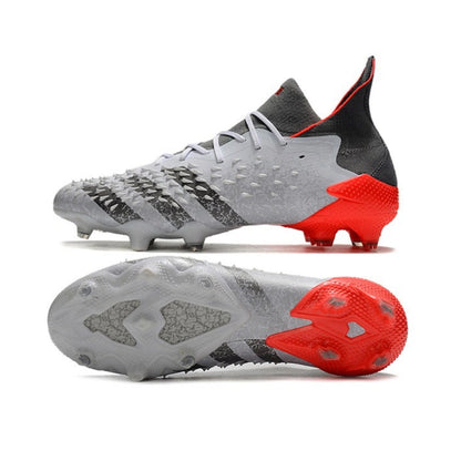 Kids Predator Freak+ Elite Silver/Red - FG