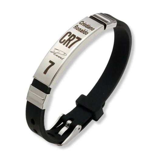 Cristiano Ronaldo Silver Bracelet