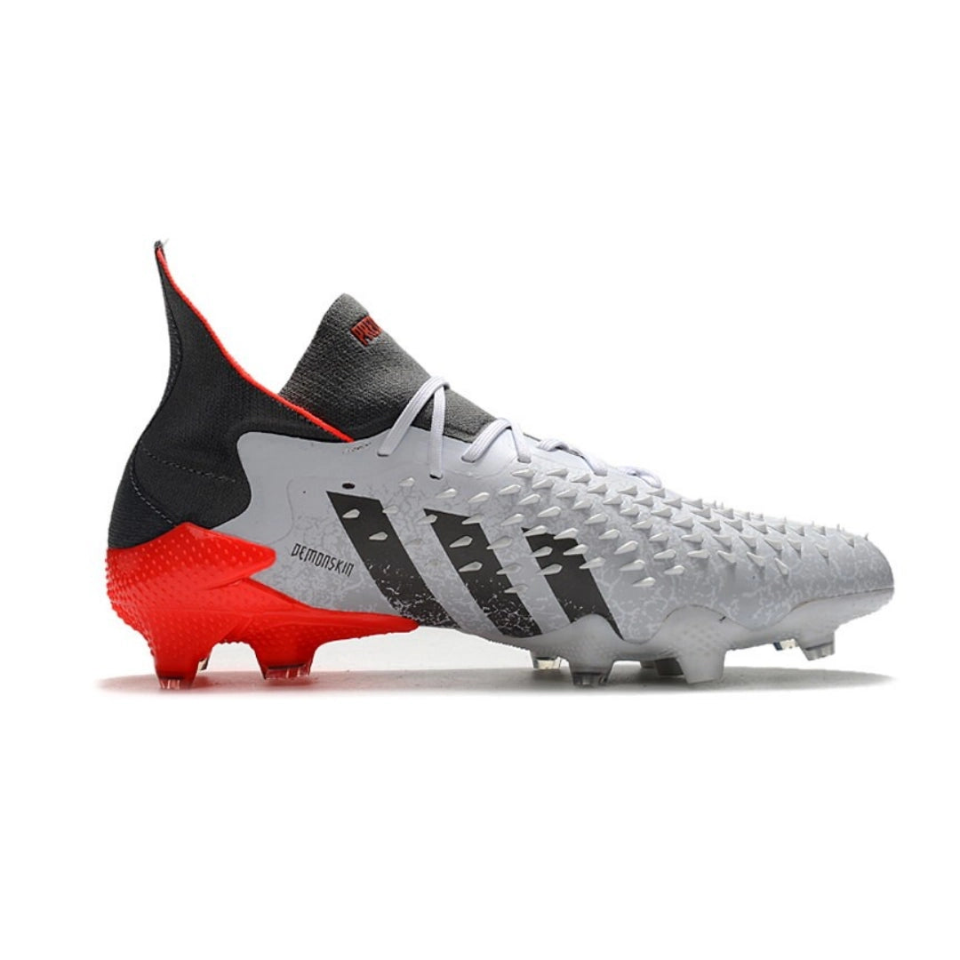 Kids Predator Freak+ Elite Silver/Red - FG