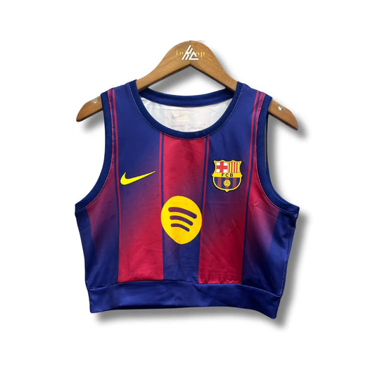 Barcelona Women 25/26 Crop Top - Home - My Store