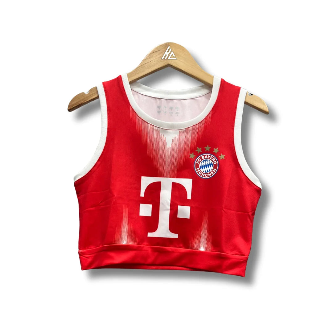 Bayern Munich Women 25/26 Crop Top - Home - My Store