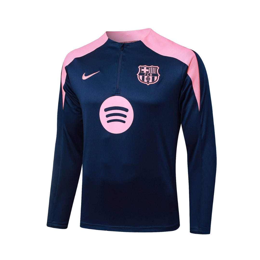Barcelona Navy/Pink Kids Tracksuit - My Store