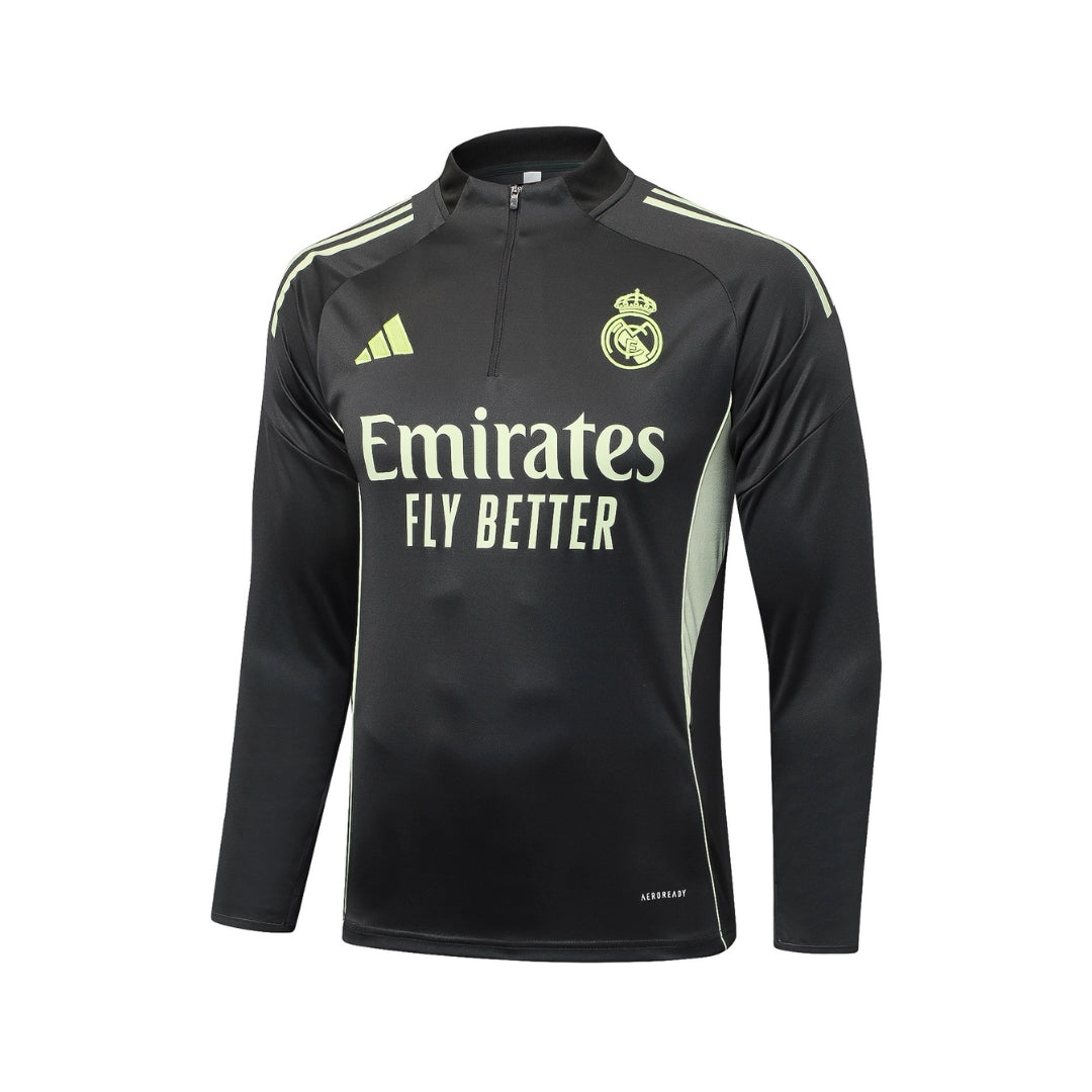 Real Madrid Olive Kids Tracksuit - My Store