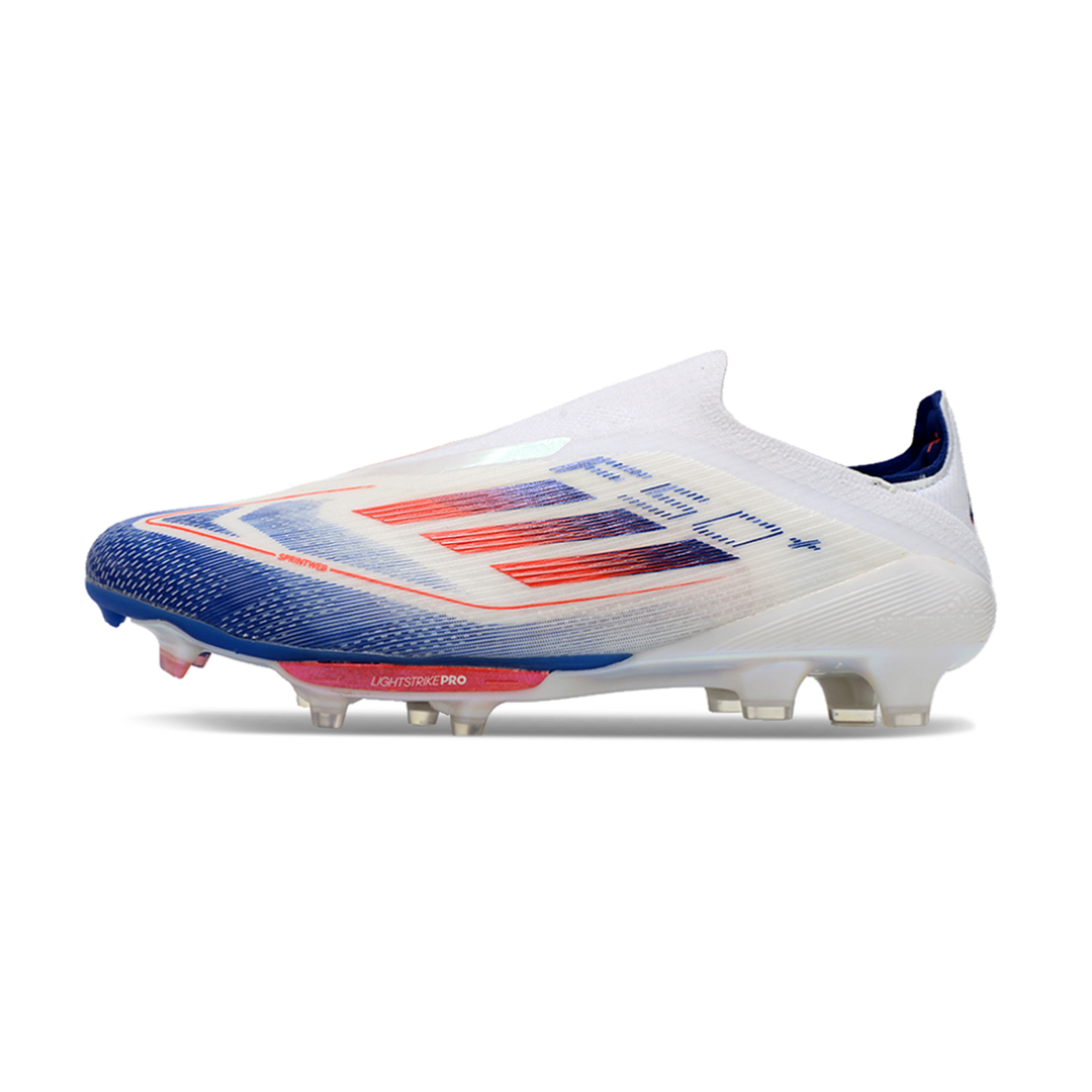 حذاء F50+ بدون أربطة Elite White - FG