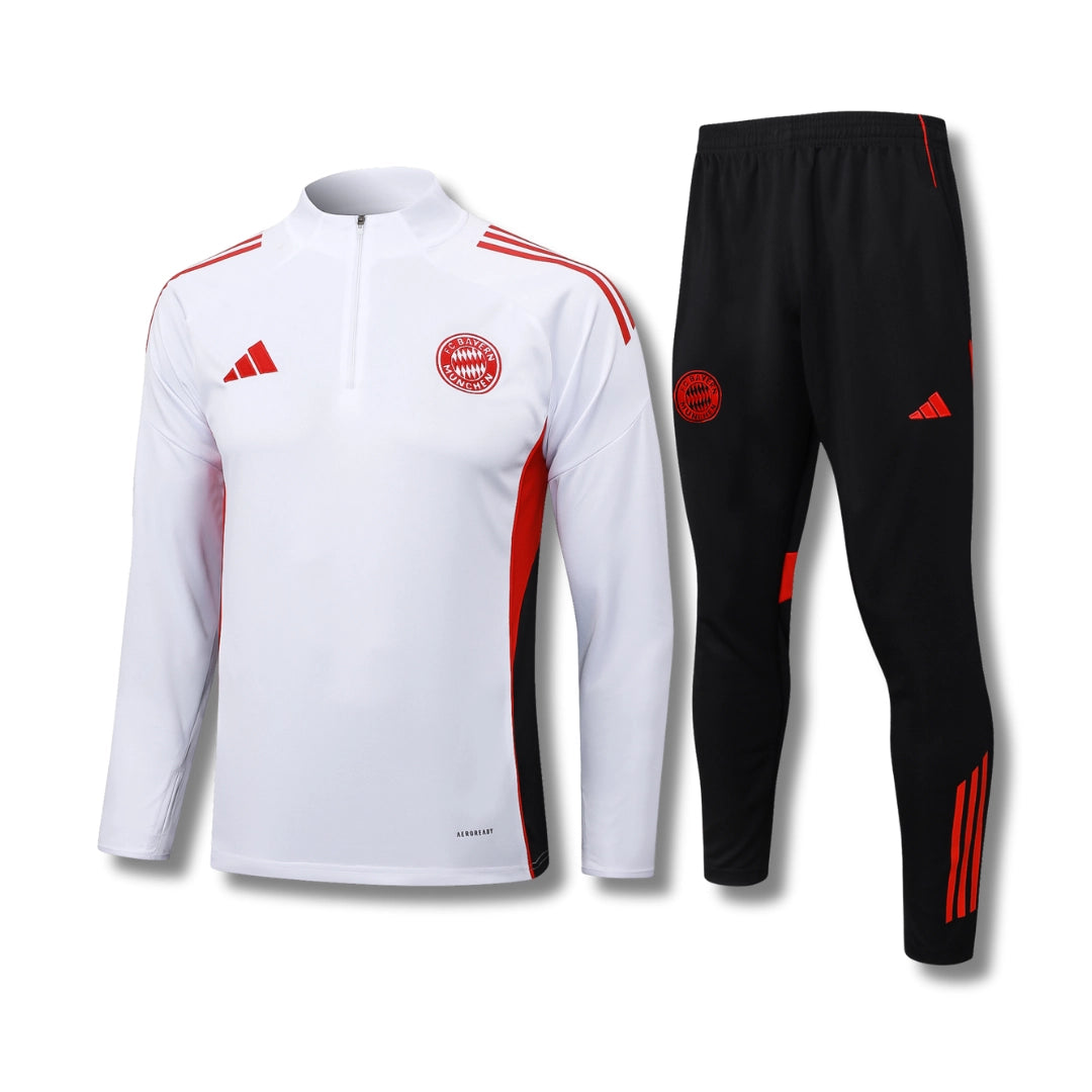 Bayern White/Red Tracksuit - My Store