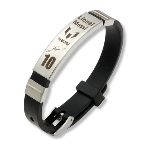 Lionel Messi Silver Bracelet