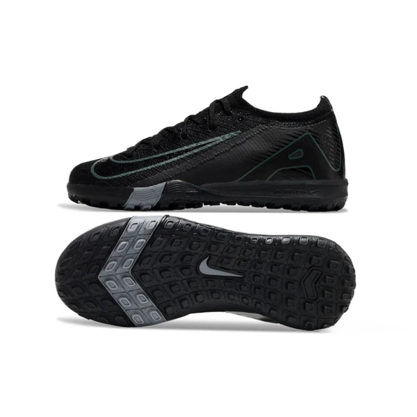 حذاء Mercurial Vapor 16 Air Zoom Elite للأطفال باللون الأسود/الأزرق - عشبي