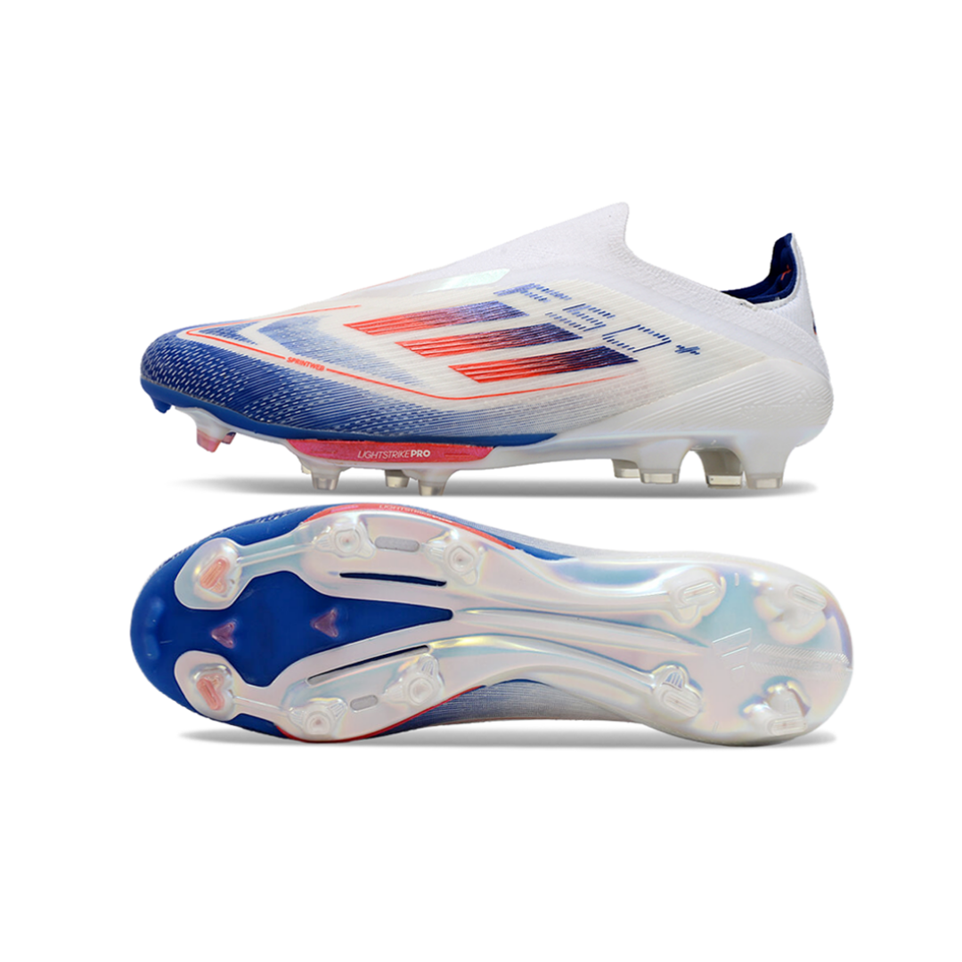 حذاء F50+ بدون أربطة Elite White - FG