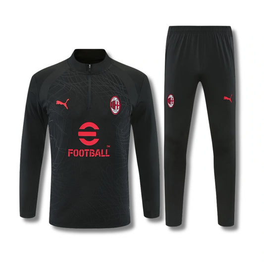 Kids AC Milan Black Tracksuit 26/27