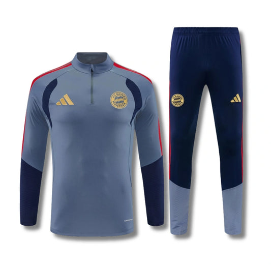 Kids Bayern Grey Tracksuit 26/27