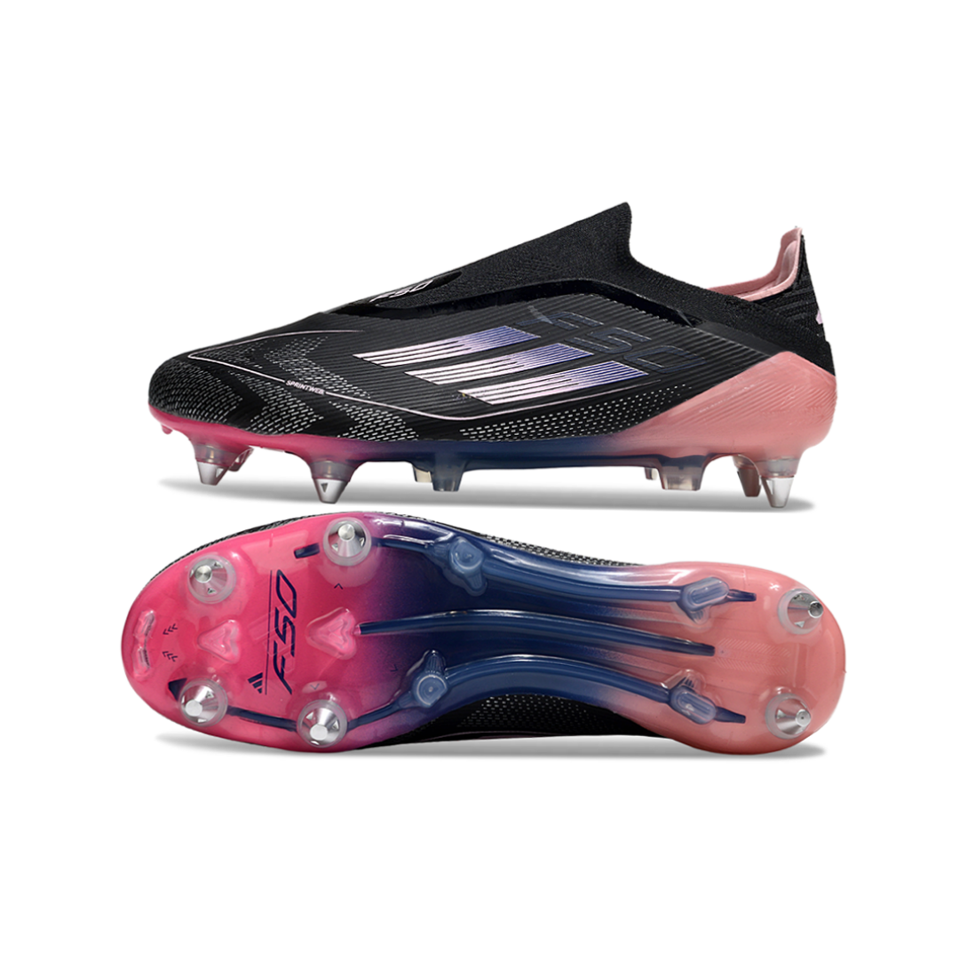 حذاء F50 بدون رباط Elite أسود/نحاسي - FG