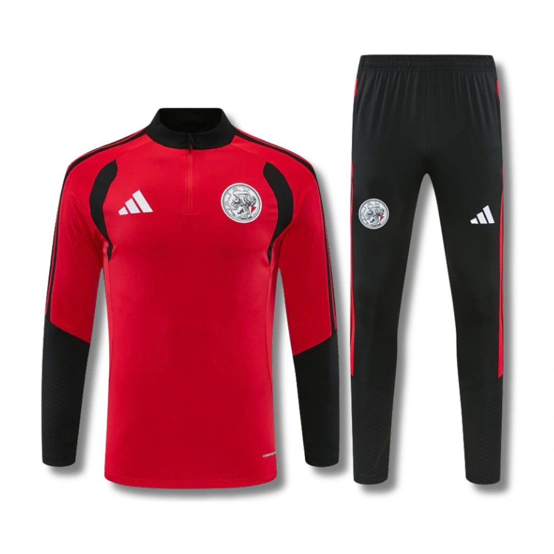 Ajax Red/Black Tracksuit 26/27