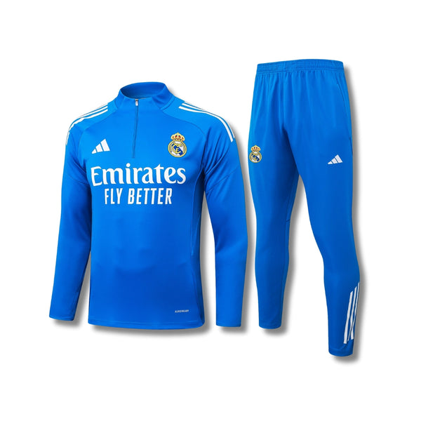 Kids Real Madrid Blue/White Tracksuit