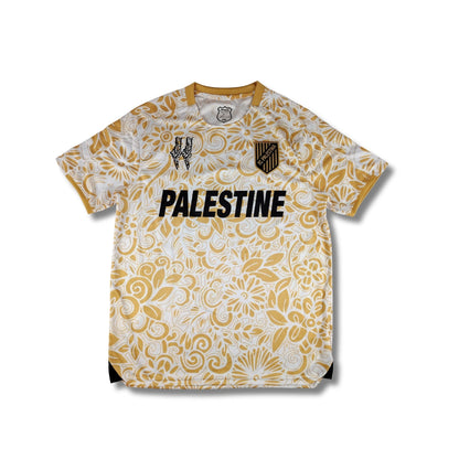 Palestine White Floral - Exclusive (English)