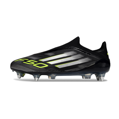 F50 Laceless Elite Black/Silver - FG