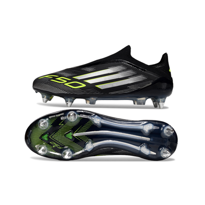 F50 Laceless Elite Black/Silver - FG