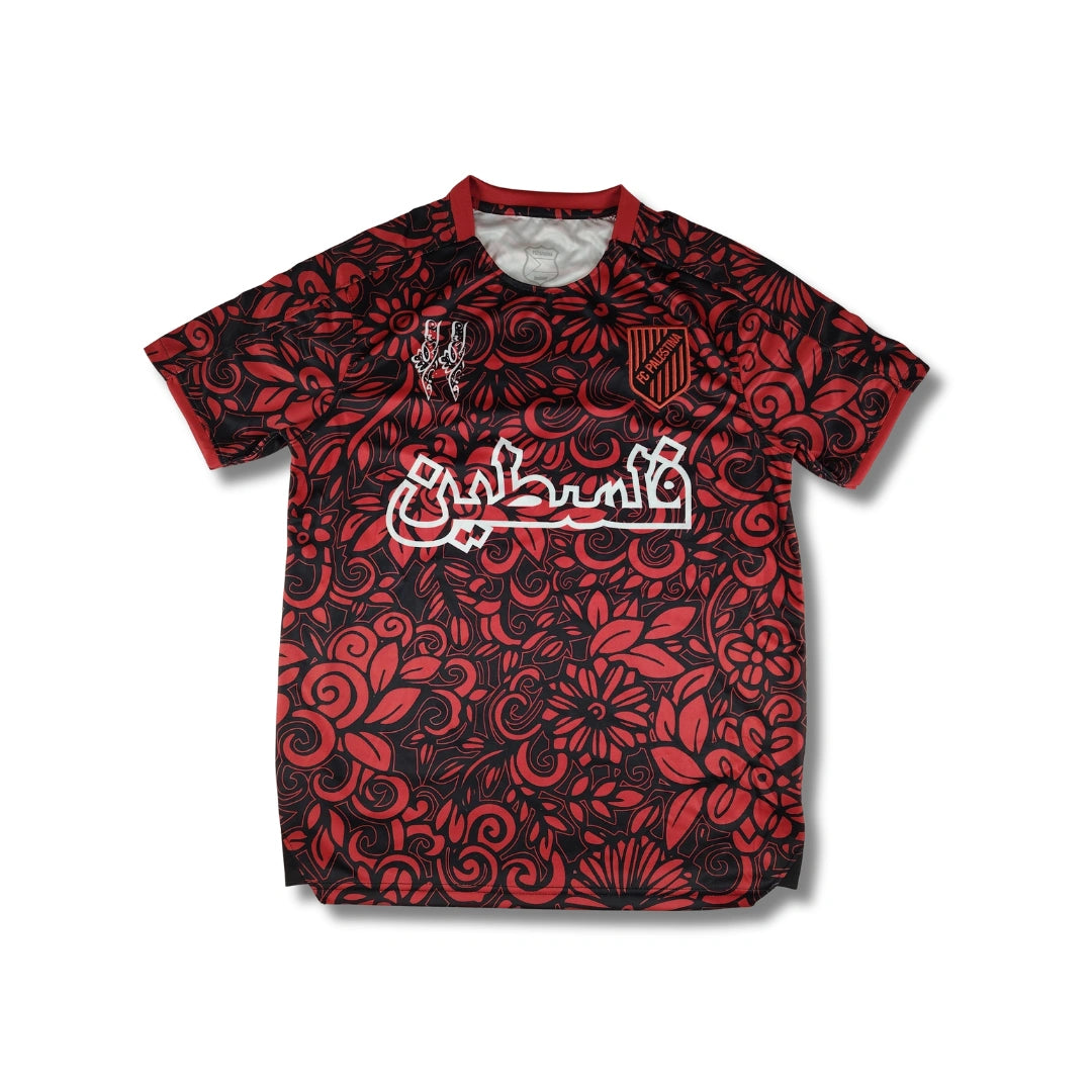 Palestine Red Floral - Exclusive (Arabic)