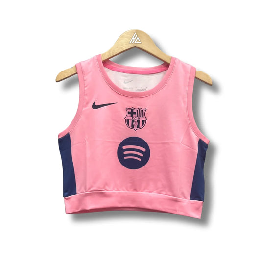 Barcelona Pink Women 25/26 Crop Top - Special - My Store