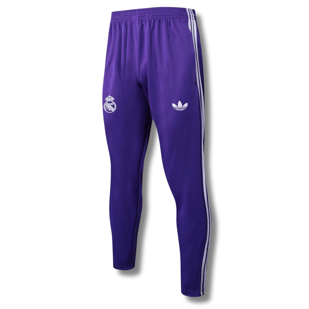 Real Madrid White/Purple Tracksuit - My Store