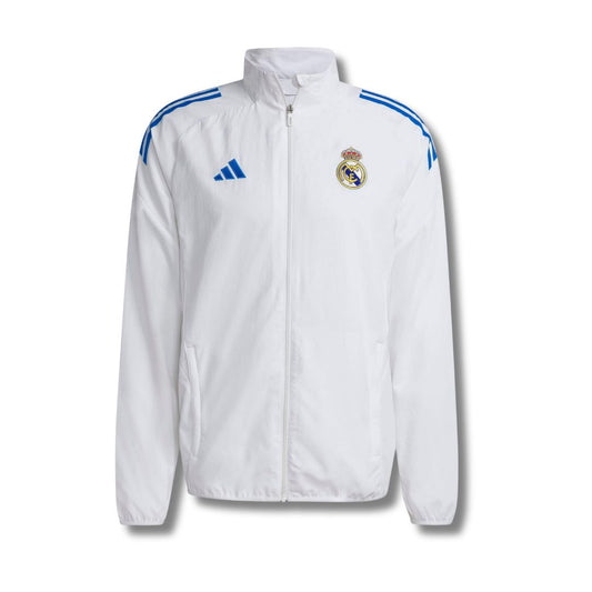 Real Madrid White/Blue Windbreaker