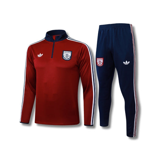 Arsenal Burgundy/White Tracksuit