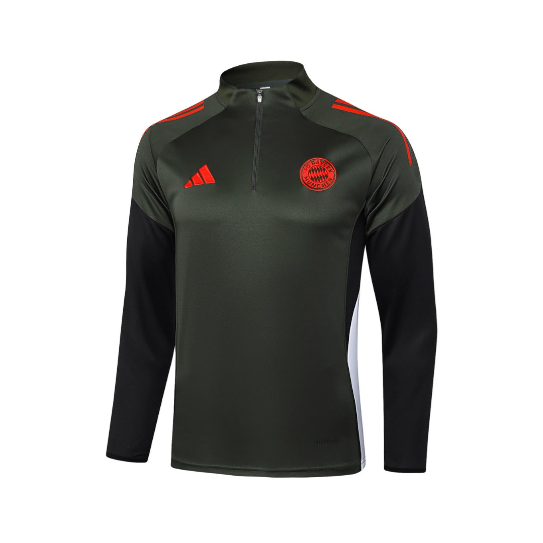 Bayern Red/Olive Tracksuit - My Store