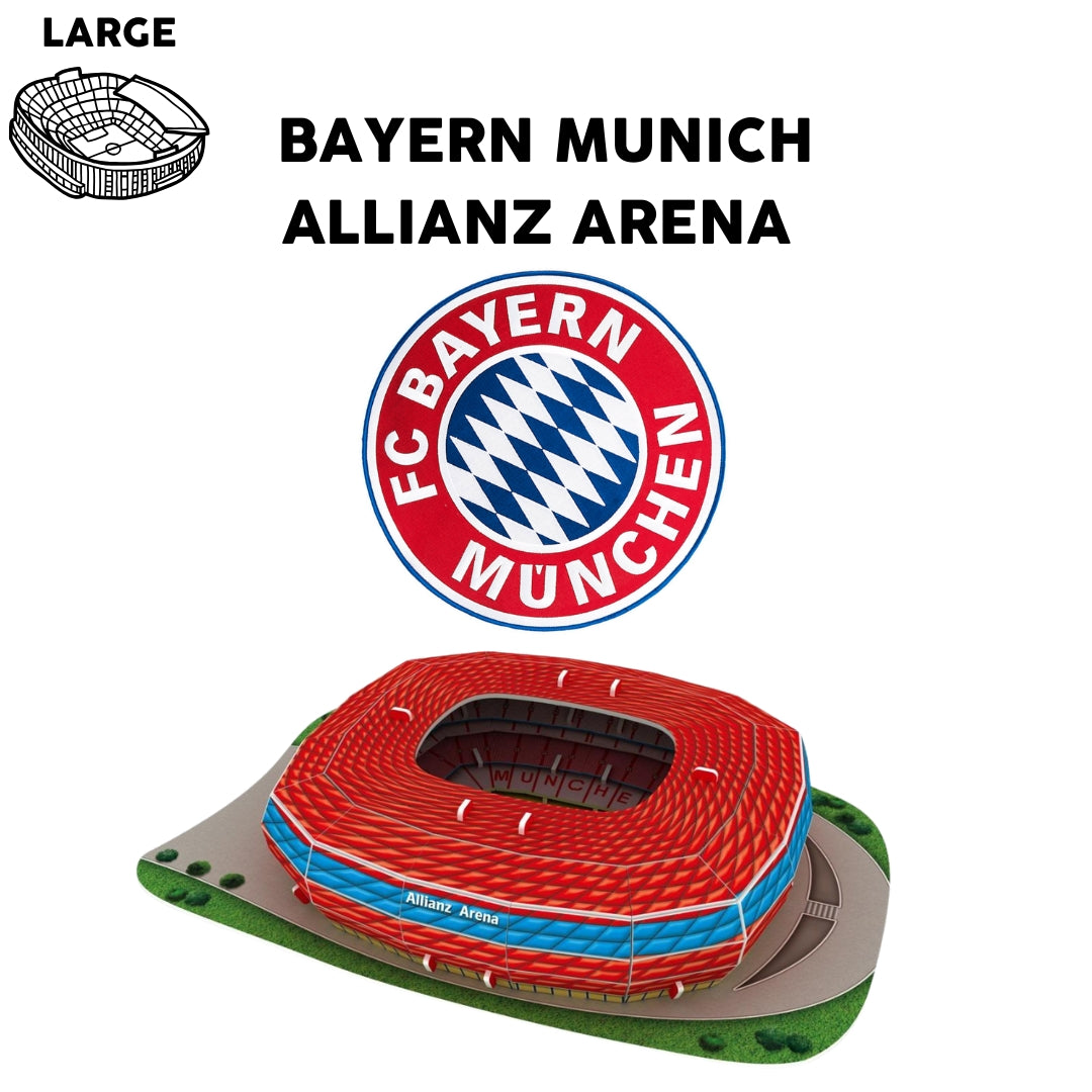 Large Allianz Arena - Bayern Munich (63 pcs) 3D Stadium