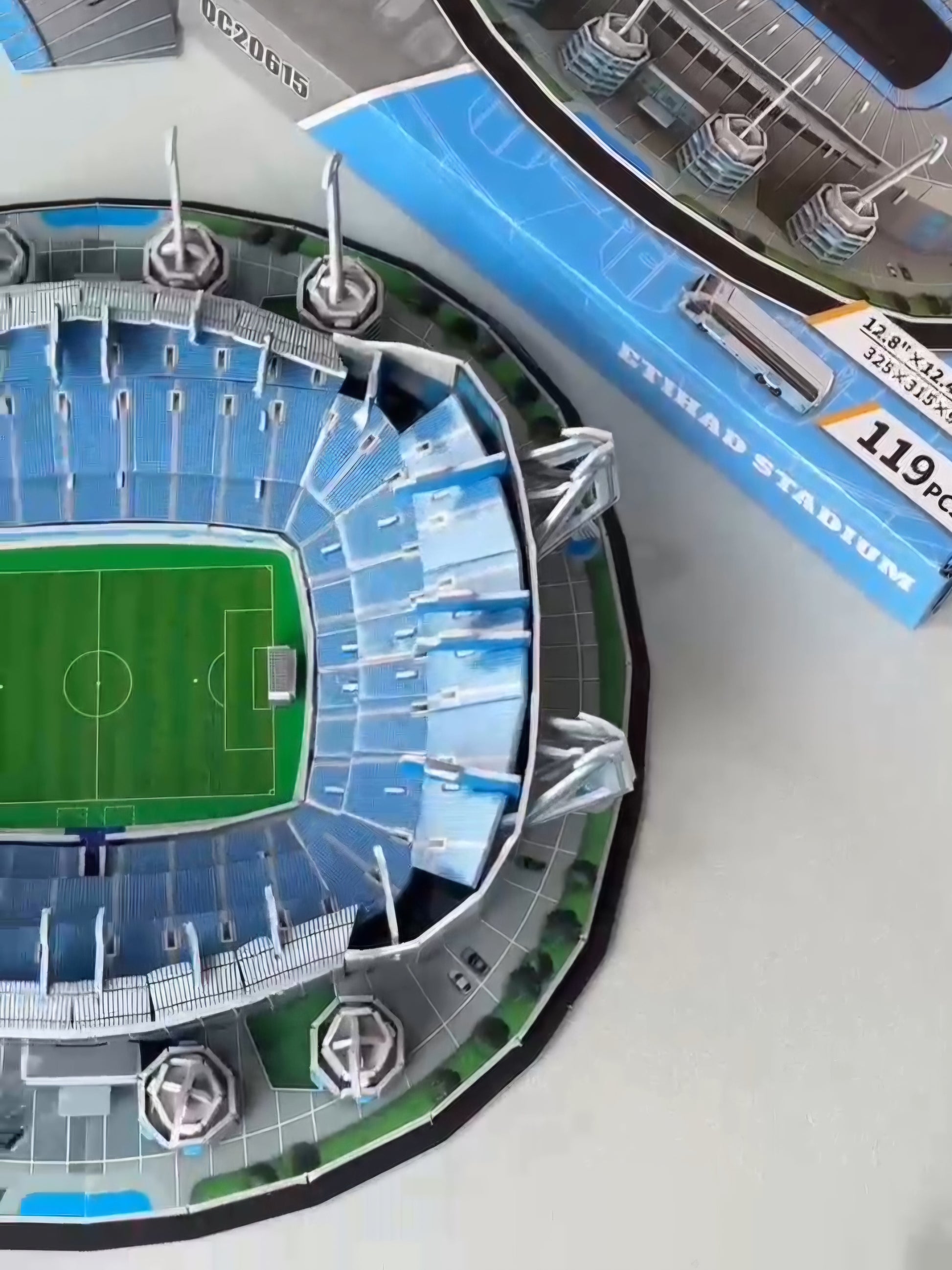 Large Etihad - Manchester City (118 pcs) 3D Stadium - My Store