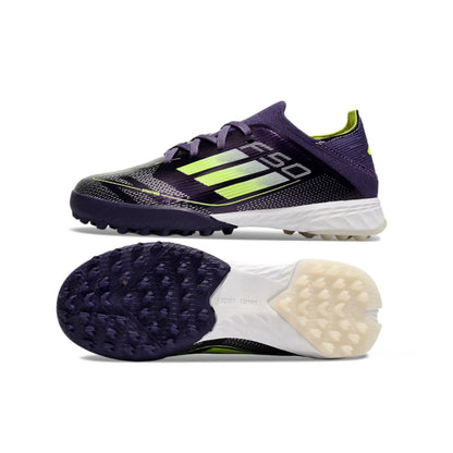Kids F50 Elite Purple/Green - Turf