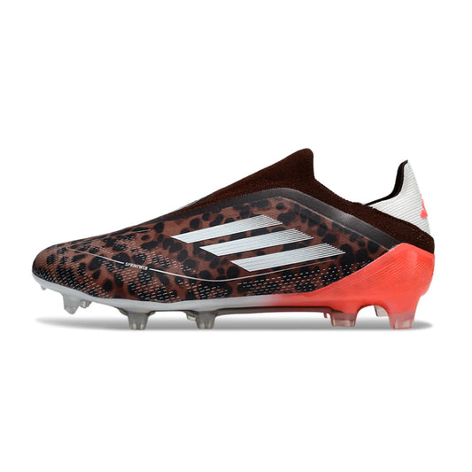 F50 Laceless Elite Brown Leopard - FG